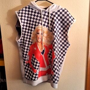 Checkered drag queen hoodie ru Paul drag race